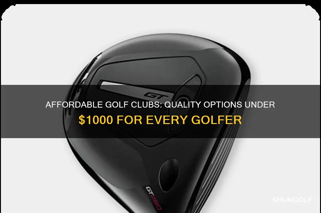 can you get good golf clubs under 1000