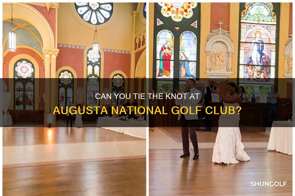 can you get married at augusta national golf club