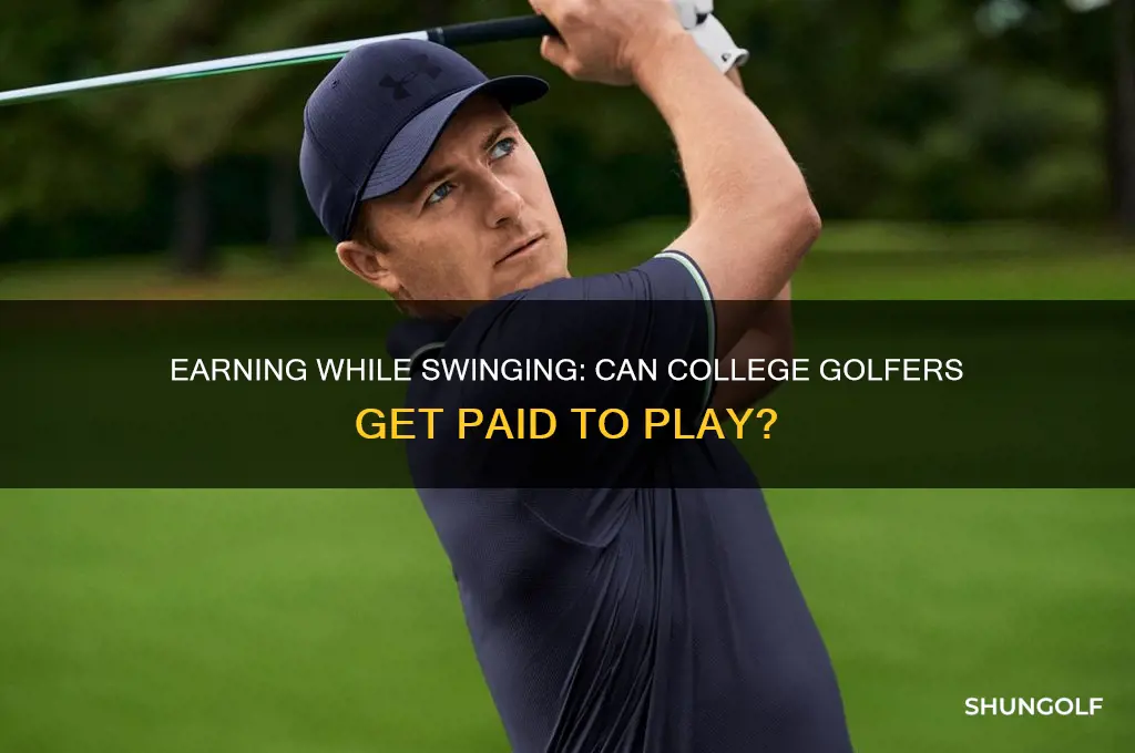 can you get payed to play college golf