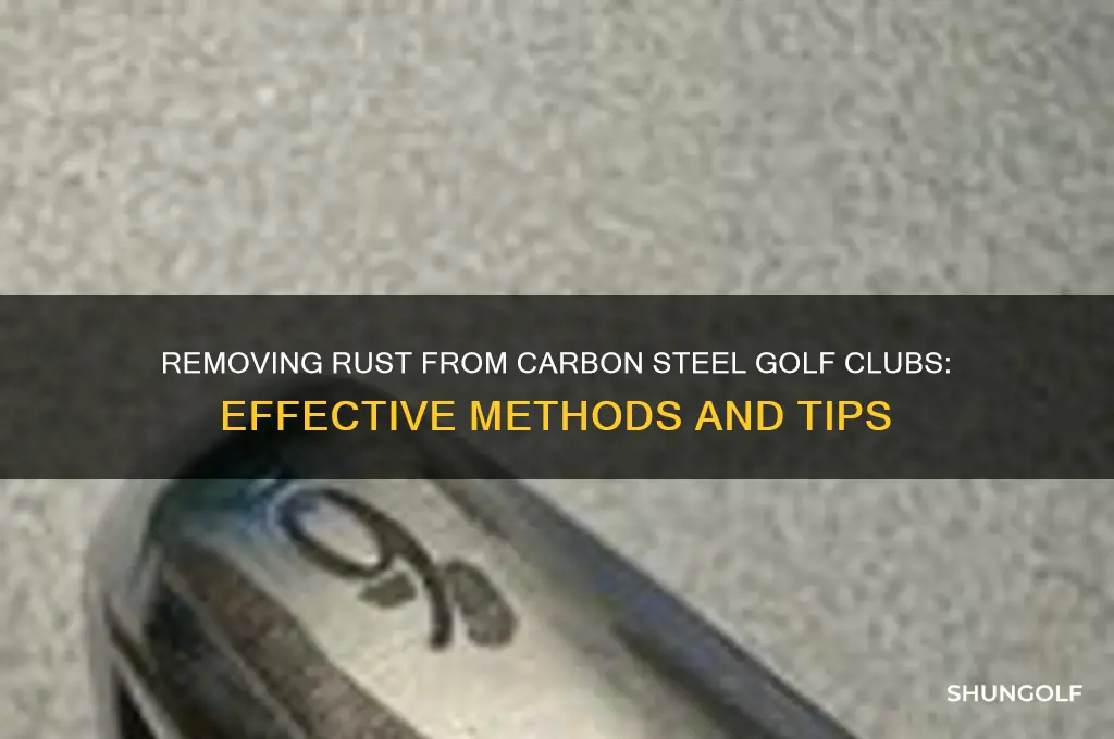 can you get rust off carbon steel golf clubs