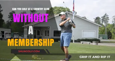 Golfing at Country Clubs: Membership Not Required? Here's How
