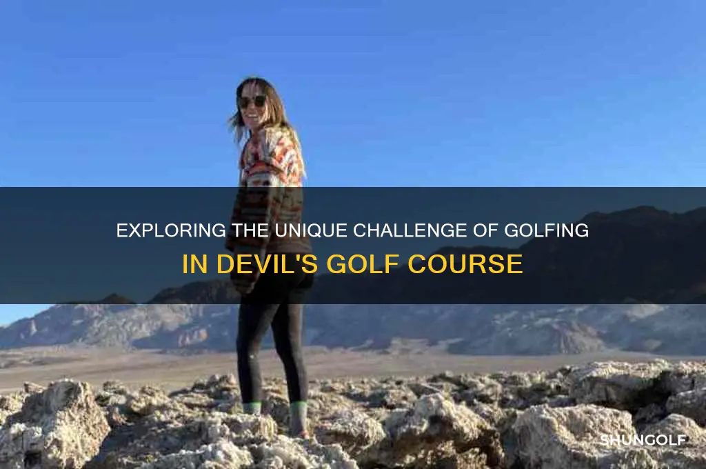 can you golf in devil