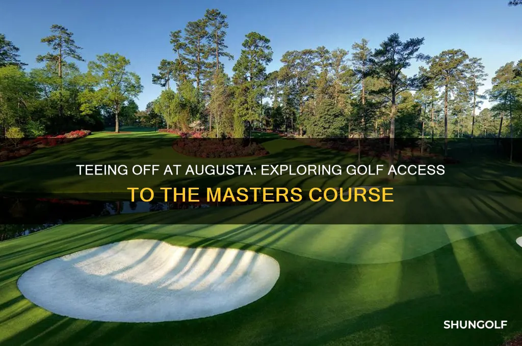 can you golf on the masters course