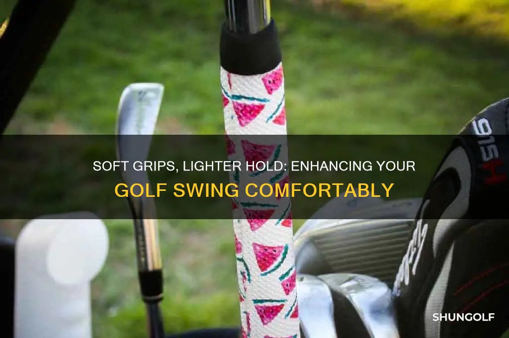 can you grip a golf club lighter with softer grips