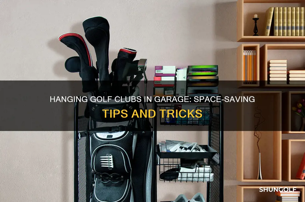 can you hang golf clubs in garager