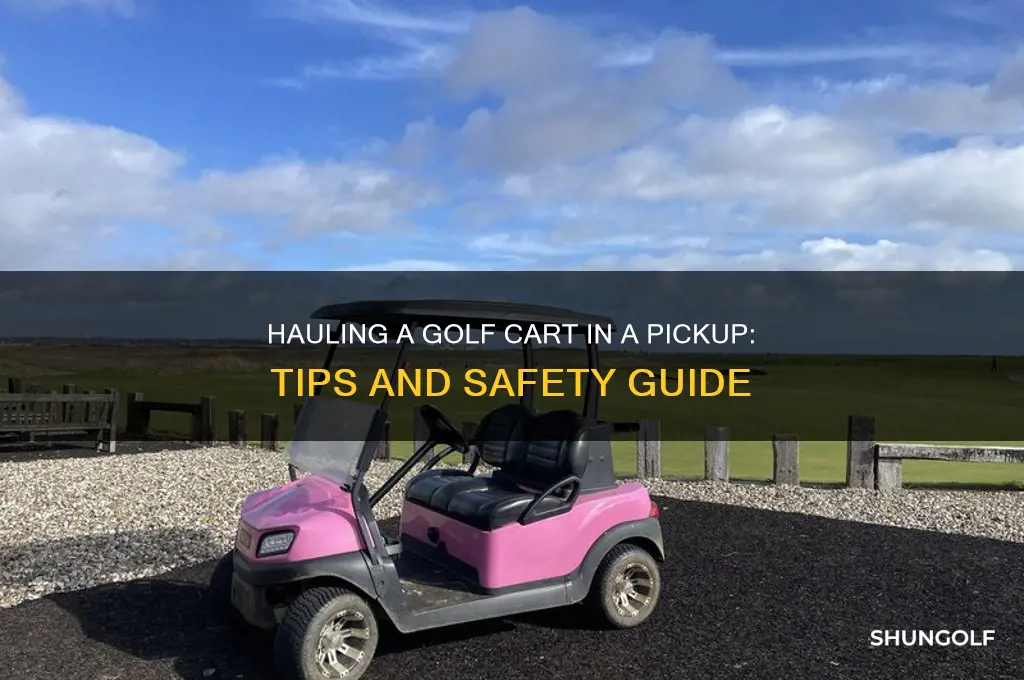 can you haul a golf cart in a pickup