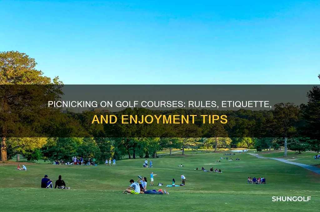 can you have a picnic on a golf course