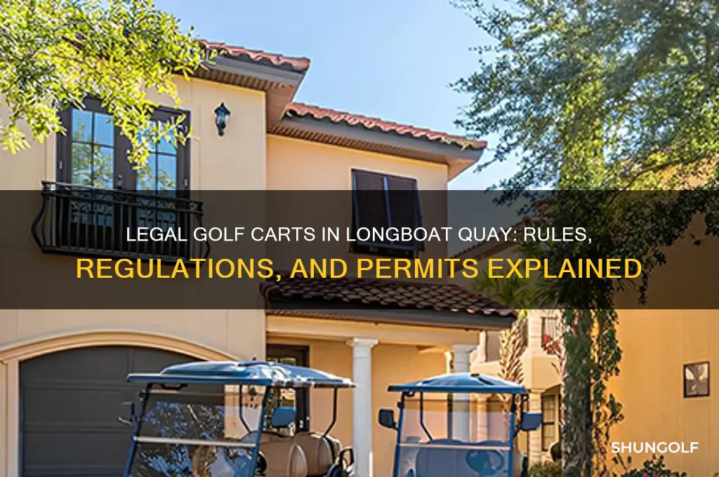 can you have legal golf carts in longboat quay