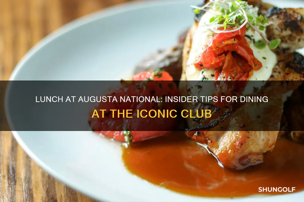 can you have lunch at augusta national golf club
