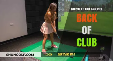 Hitting Golf Balls with the Back of the Club: Myth or Skill?