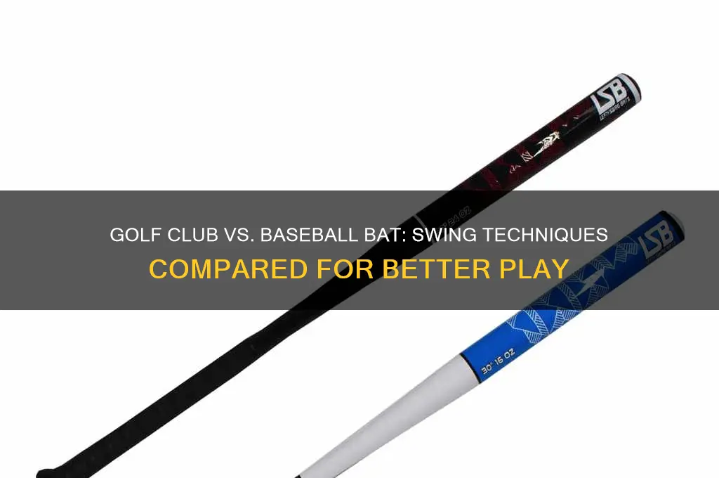 can you hold a golf club like a baseball bat