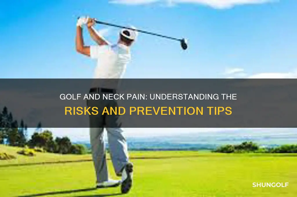 can you hurt your neck playing golf