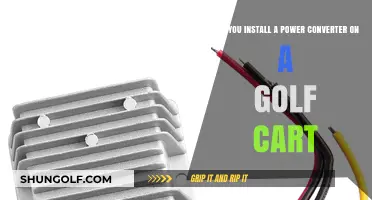 How to Install a Power Converter on Your Golf Cart
