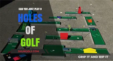 Quick Rounds: Enjoying a 9-Hole Golf Game Anytime