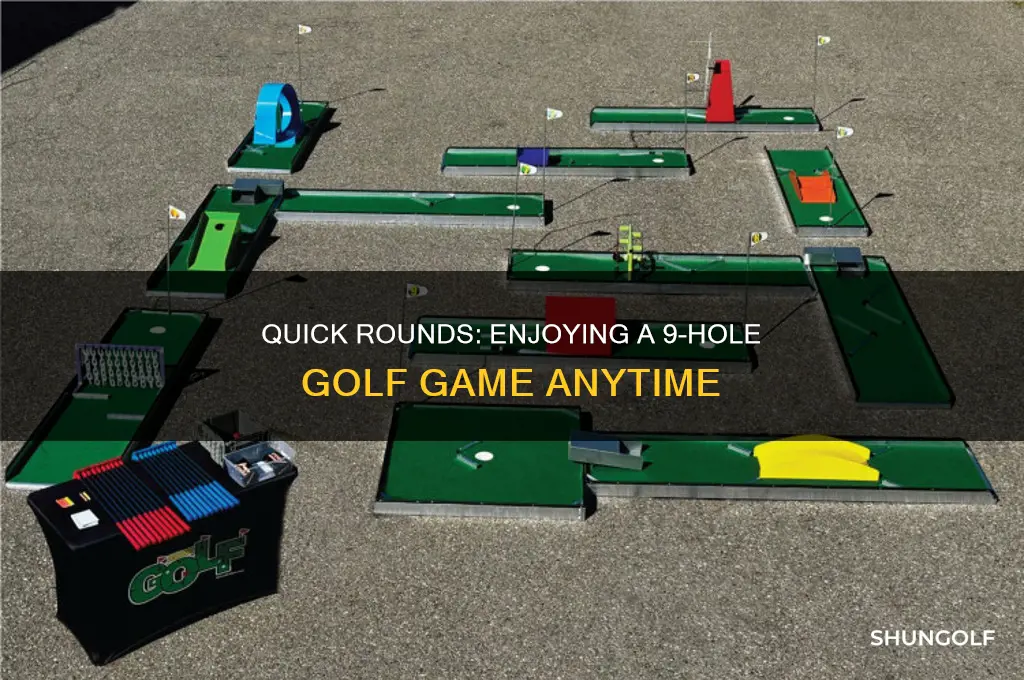 can you just play 9 holes of golf