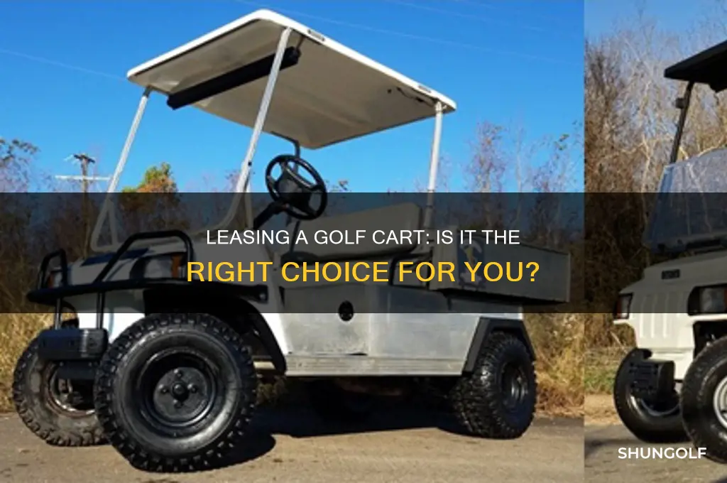 can you lease a golf cart