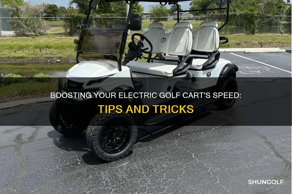 can you make a electric golf cart go faster