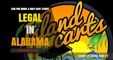 How to Make Your Golf Cart Street Legal in Alabama