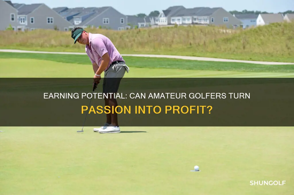 can you make money playing amatuer golf