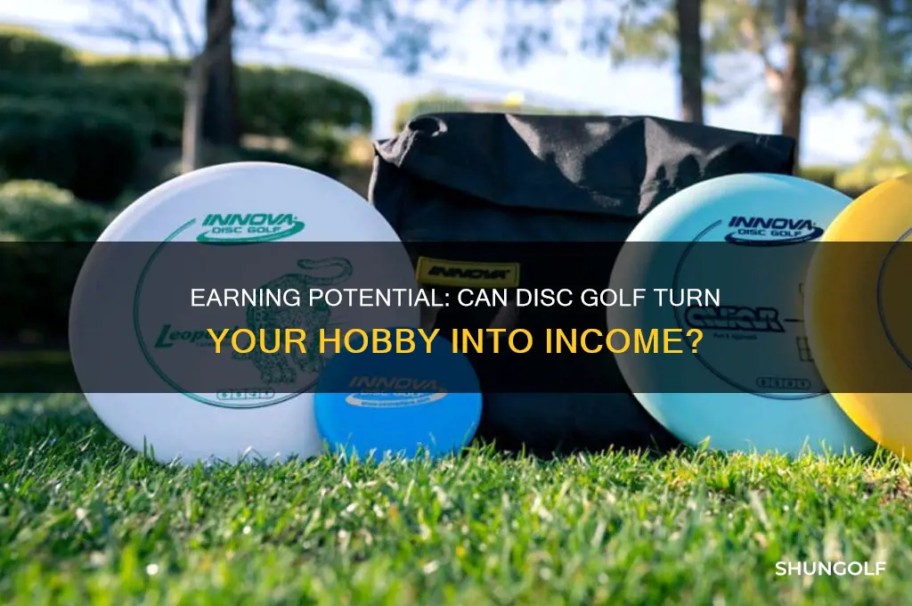 can you make money playing disc golf