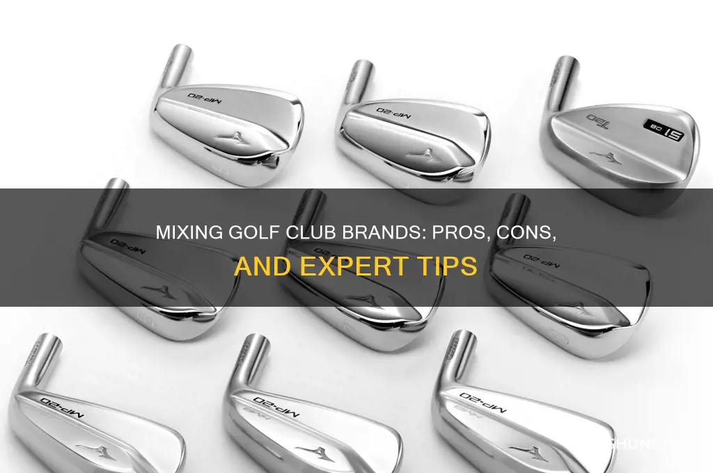 can you mix golf club brands