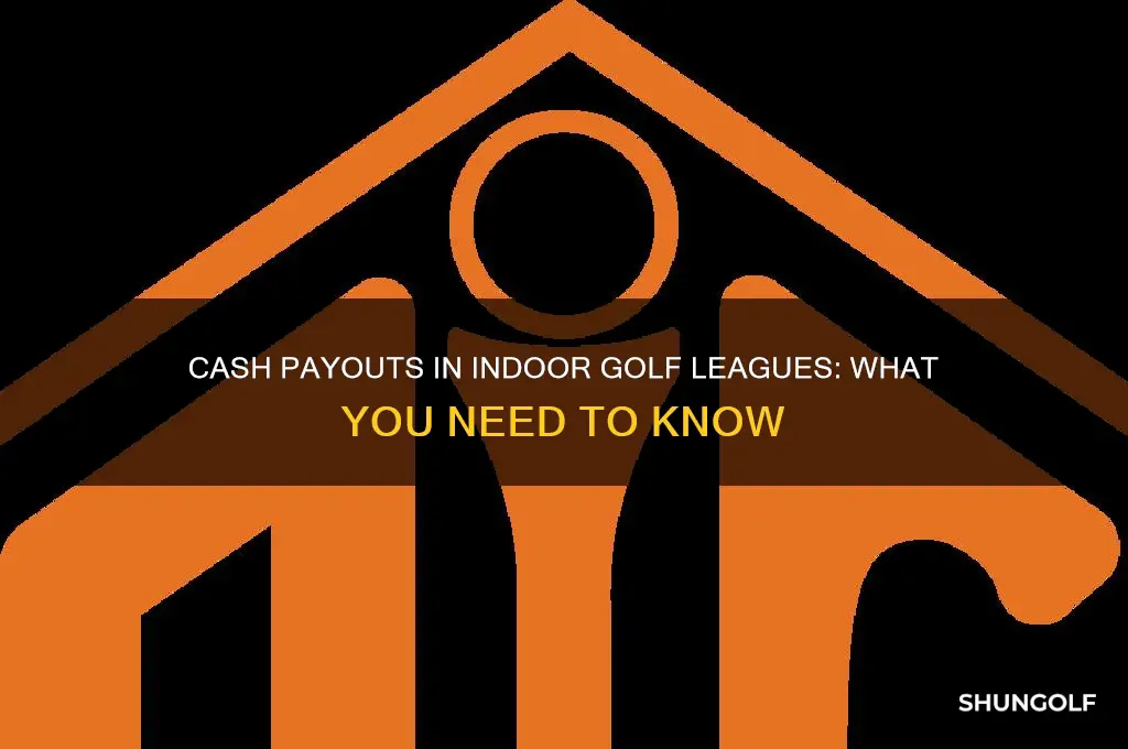 can you offer cash payouts playing indoor golf leagues