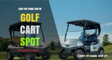 Can You Park a Car in a Golf Cart Spot? Rules Explained