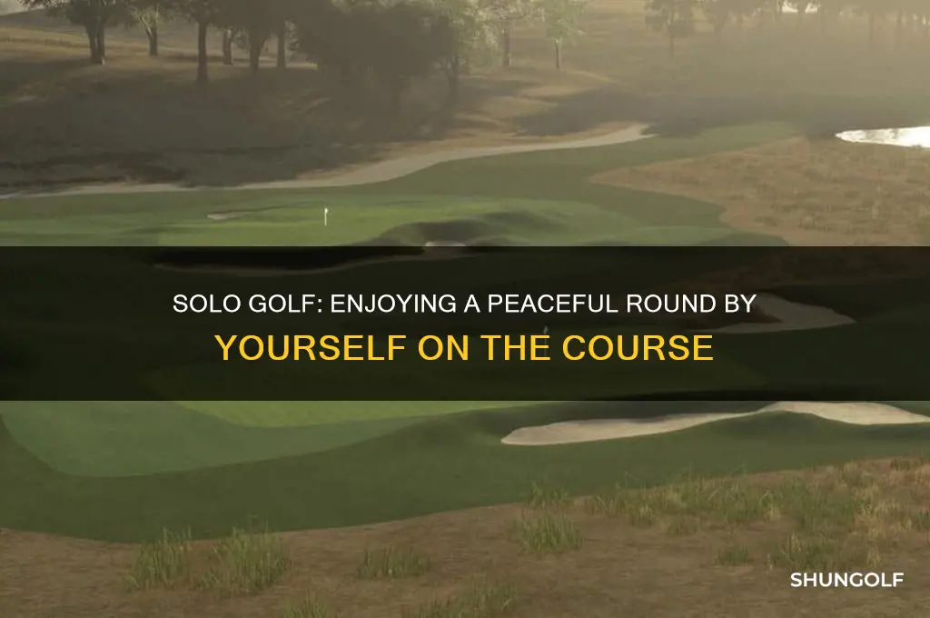 can you play a round of golf alone