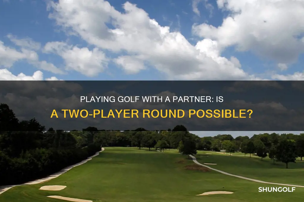 can you play a round of golf with 2 players