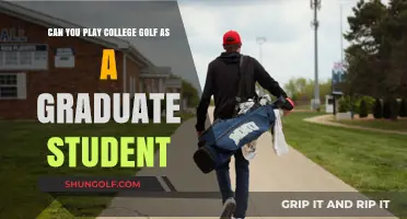 Can Graduate Students Compete in College Golf? Eligibility Explained