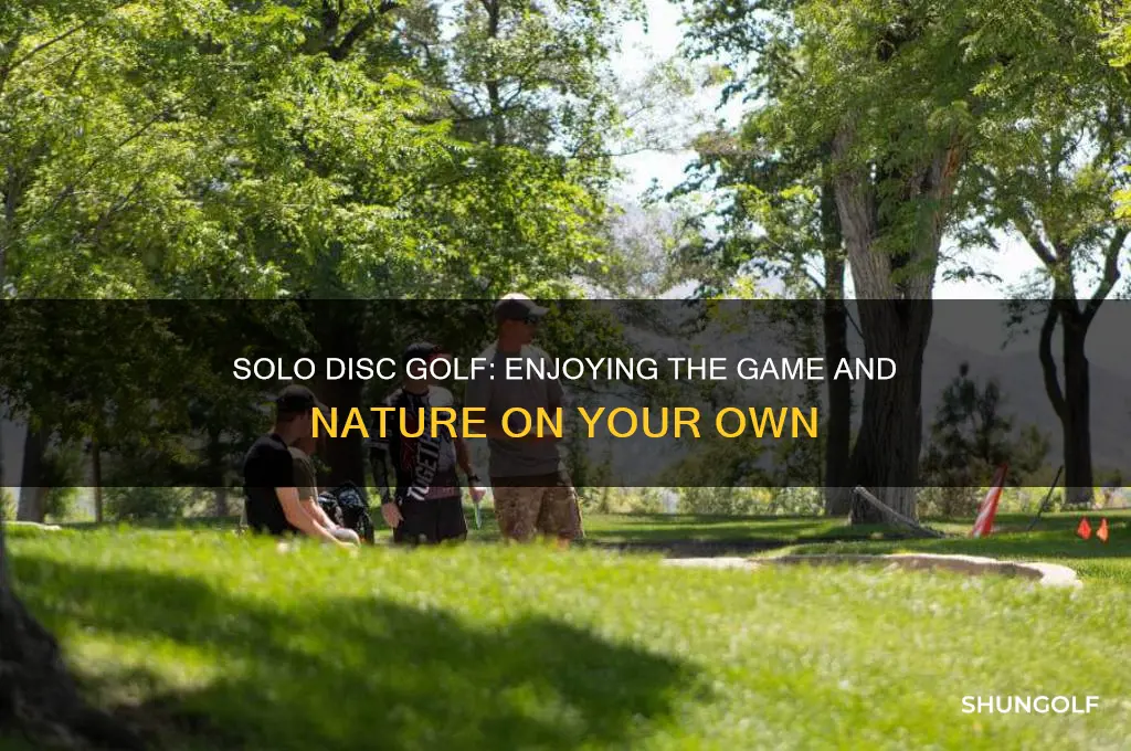 can you play disc golf alone
