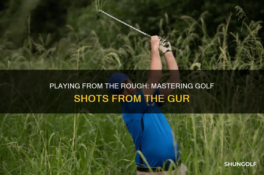 can you play from gur in golf