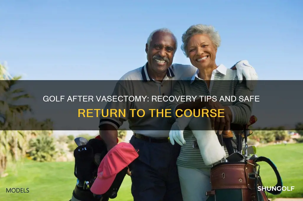 can you play golf after a vasectomy