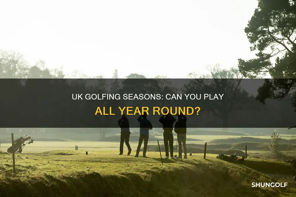 can you play golf all year round uk