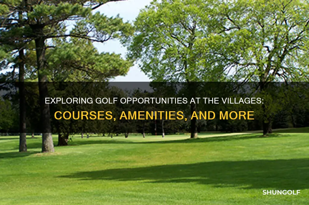 can you play golf at the villages