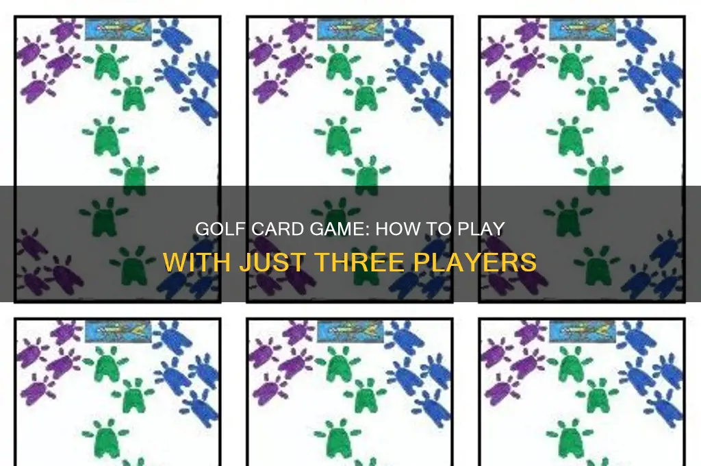can you play golf card game with 3 players
