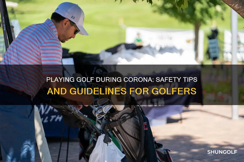 can you play golf corona