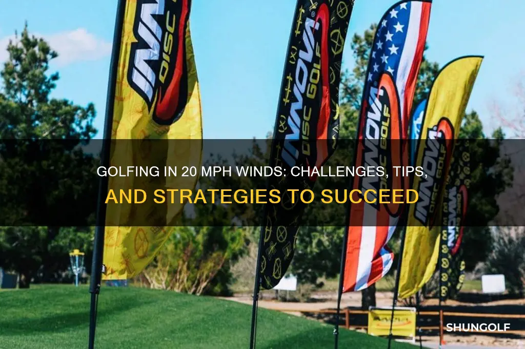 can you play golf in 20 mph wind
