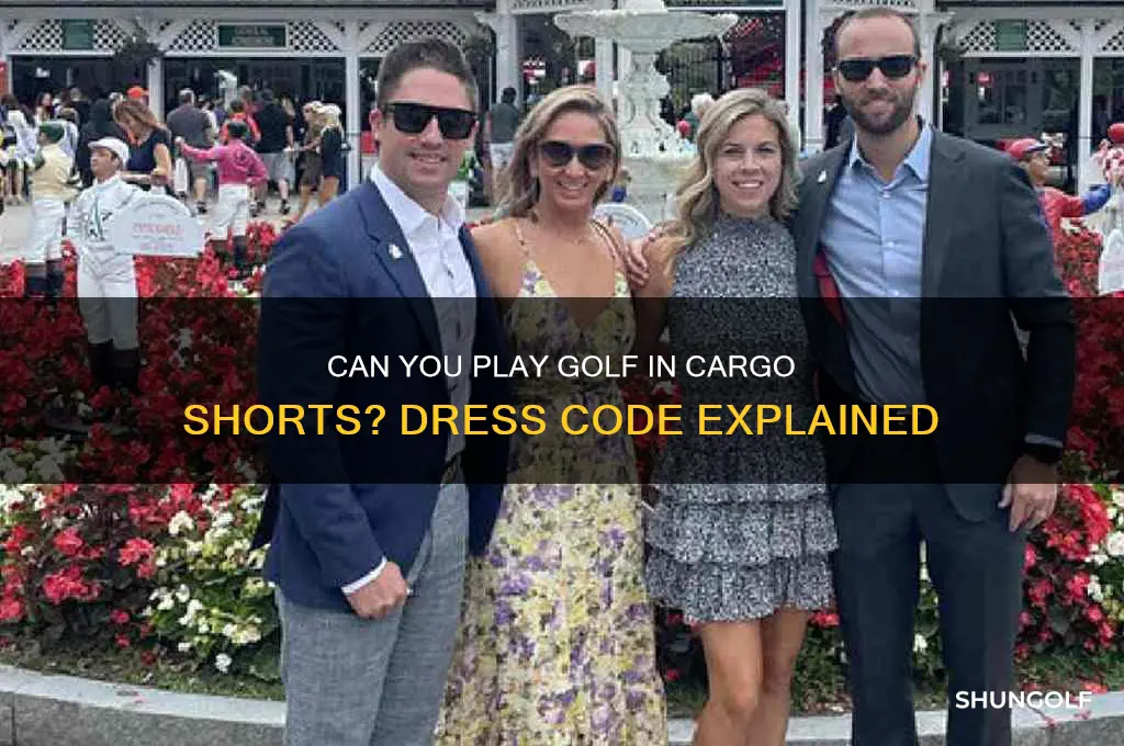 can you play golf in cargo shorts
