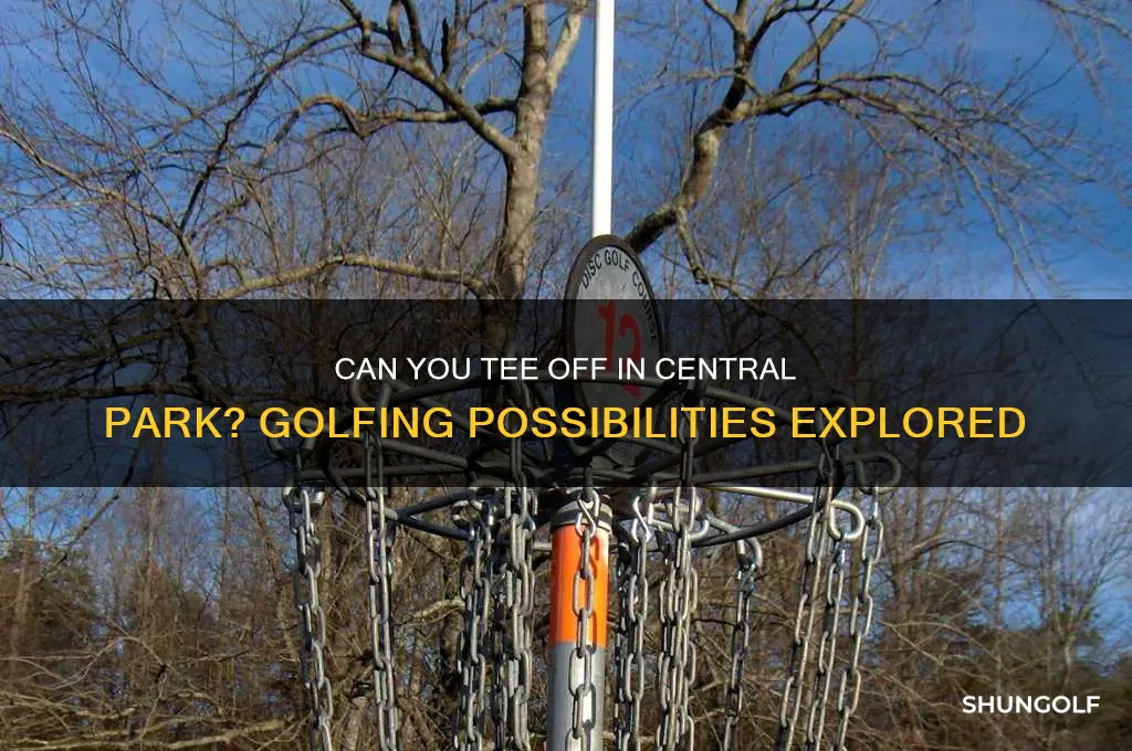 can you play golf in central park
