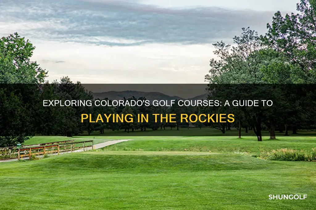 can you play golf in colorado