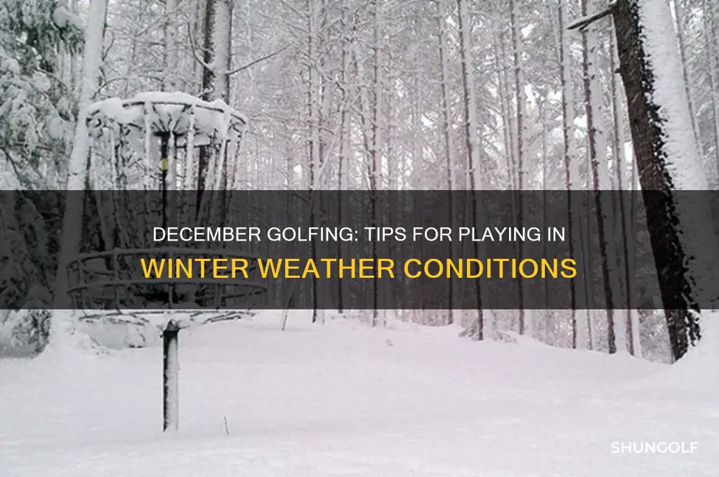 can you play golf in december