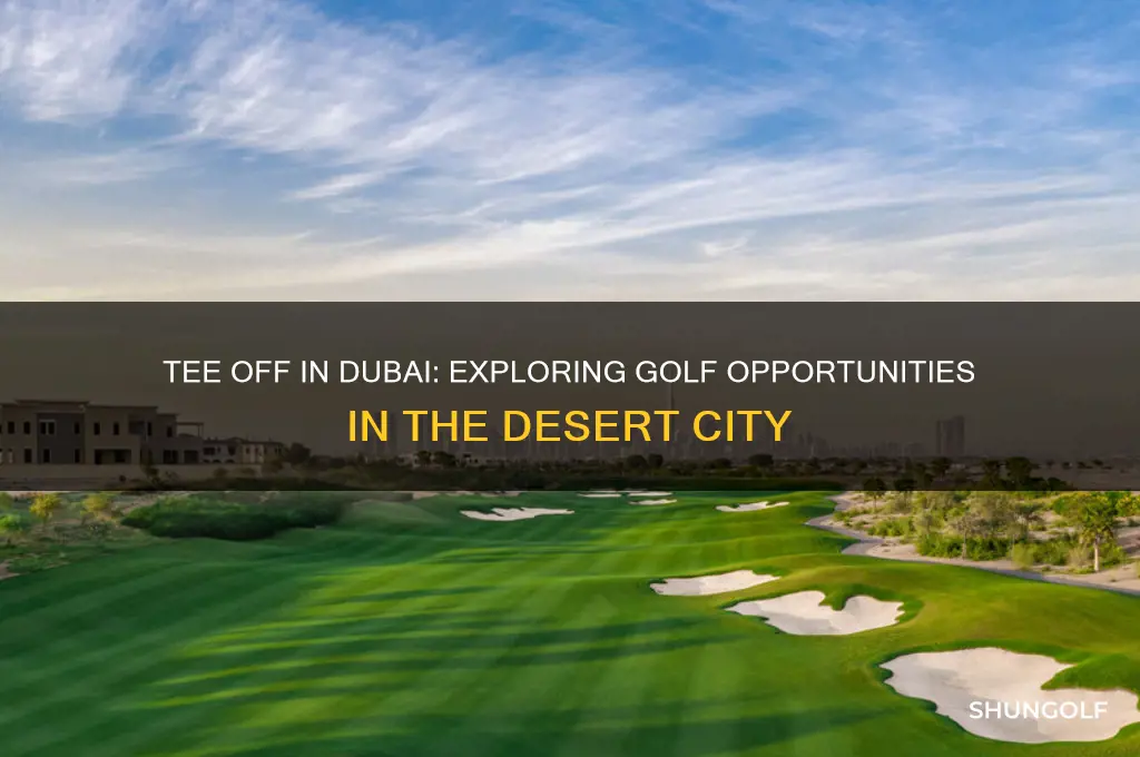 can you play golf in dubai
