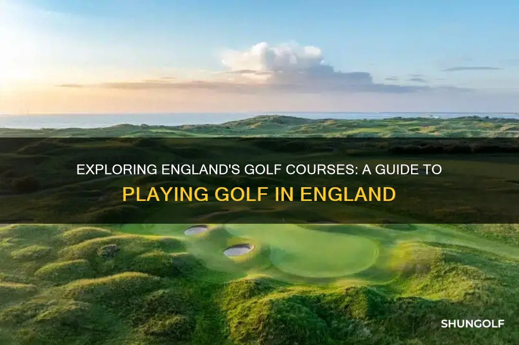 can you play golf in england