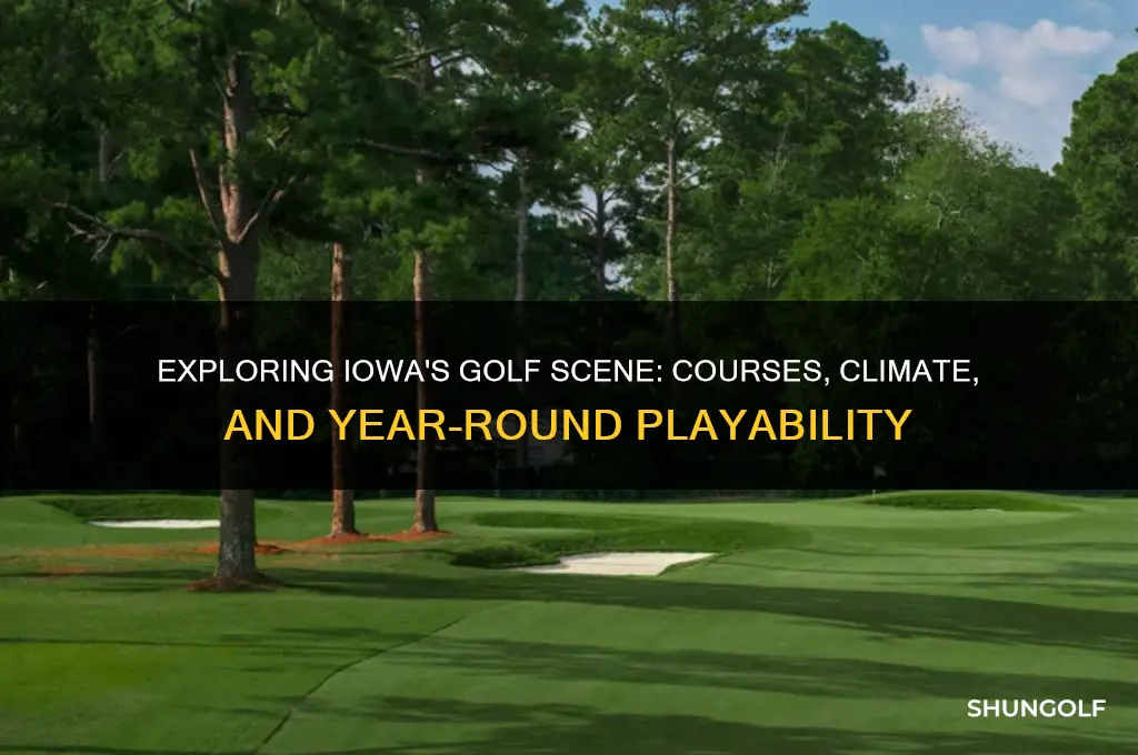 can you play golf in iowa