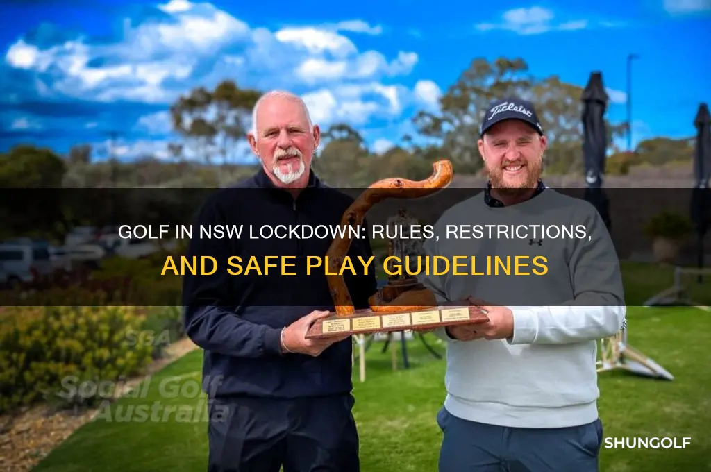 can you play golf in lockdown nsw