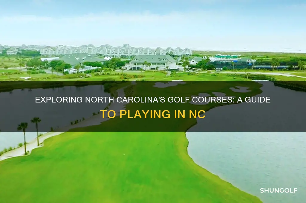 can you play golf in nc