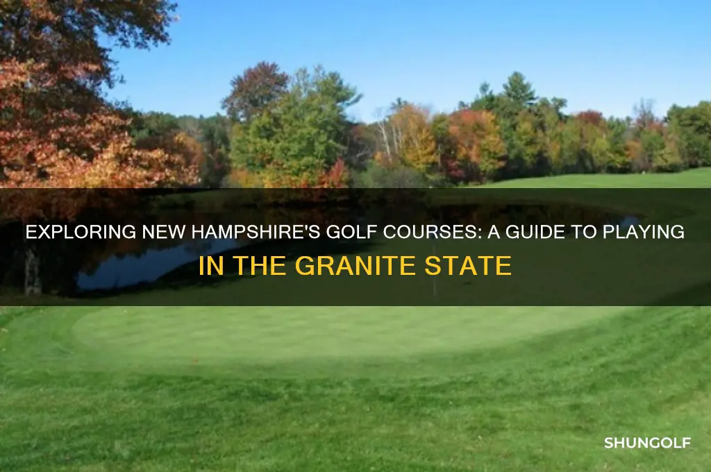 can you play golf in new hampshire