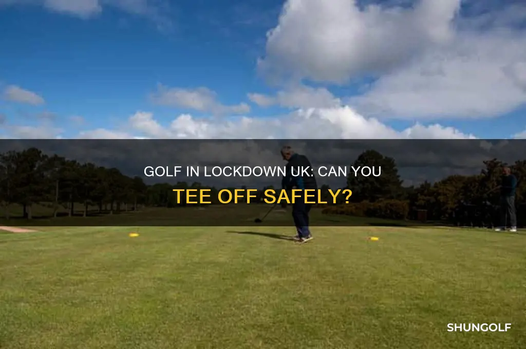 can you play golf in new lockdown uk