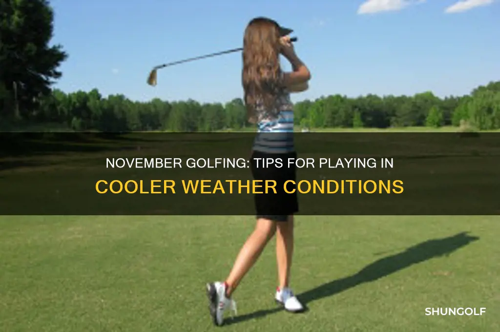 can you play golf in november